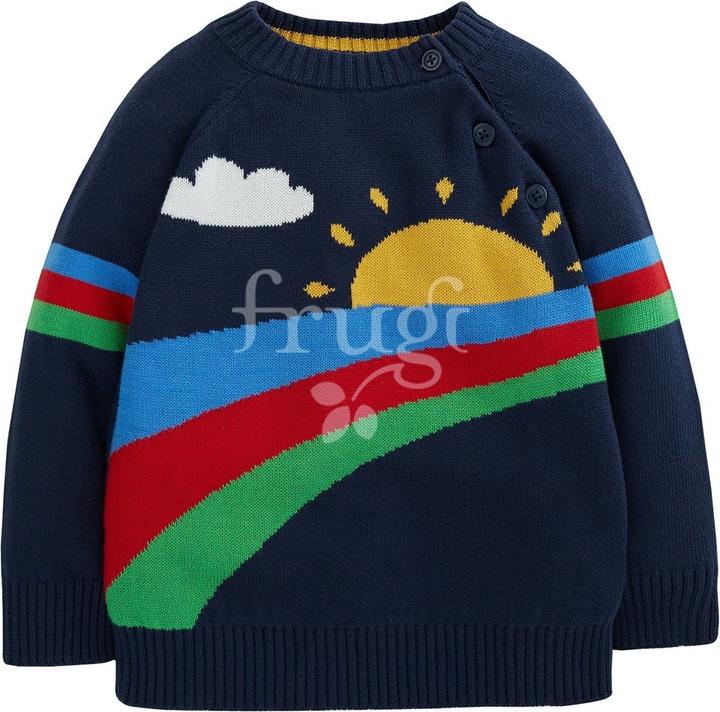 Frugi Kleinkinder Pullover Jett (68, 74)