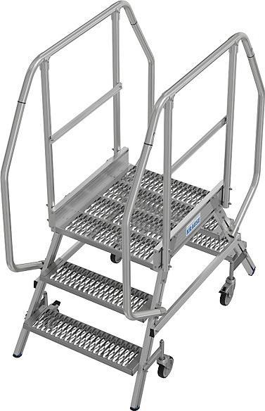 Actual product image Krause Mobile safety steps with R13 anti-slip properties (Platform ladder, 140 cm)
