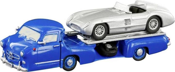 Image du produit Lemke Mercedes Benz Camion de course le miracle + 300 SLR Roadster (Piste H0)