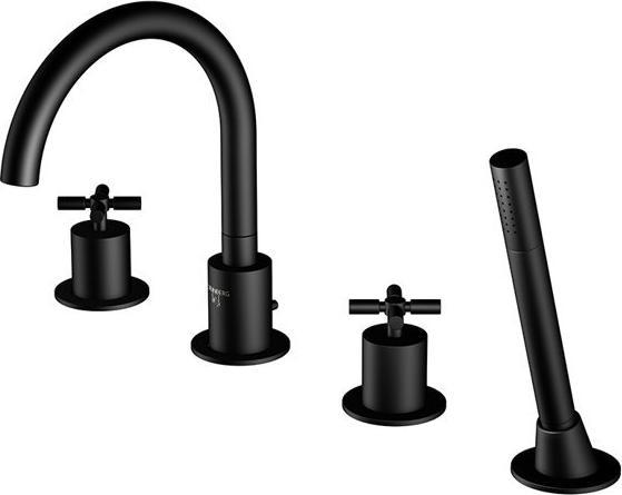 Image du produit Steinberg Série 250 robinetterie de baignoire, 4 trous, pivotant, montage sur bord de baignoire, sa
