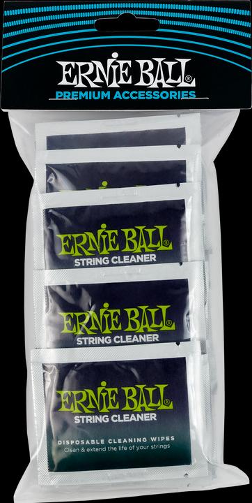 Ernie Ball Accessori, Salviette Wonder per la pulizia delle corde, confezione da 20 pezzi