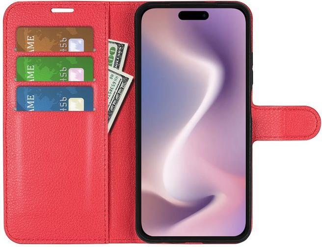 Immagine prodotto MU Classic Serie di copertine per libri in pelle Litchi (Apple iPhone 16 Pro)