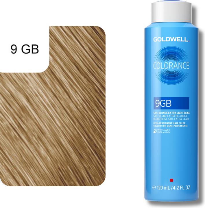 Actual product image Goldwell Colorance Depot Demi Permanent Hair Colour (9GB sahara blonde extra light beige)
