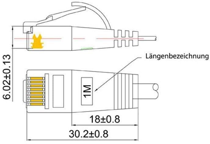 Productafbeelding Wirewin Netwerkkabel (UTP, CAT6, 7.50 m)
