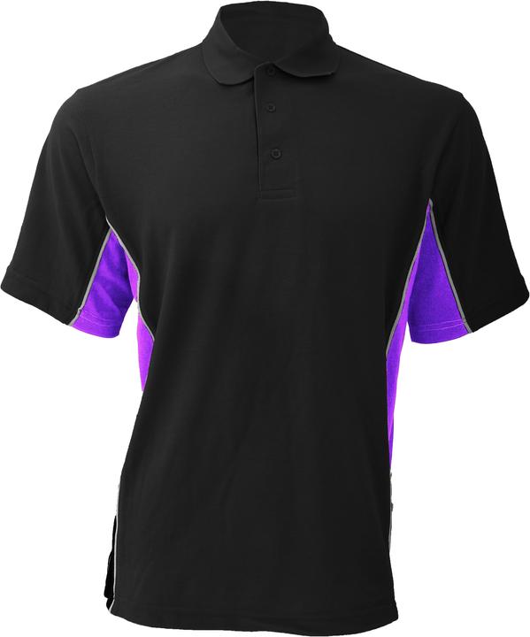 Gamegear Track Piqué PoloShirt Kurzarm Einsätze in Kontrastfarbe