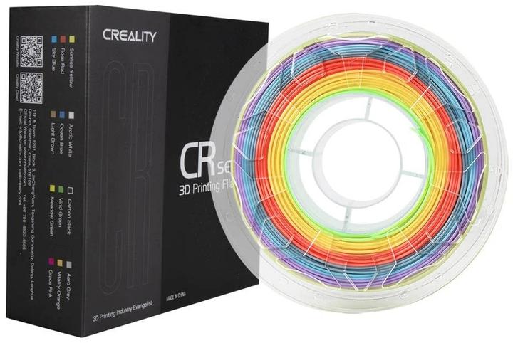 Immagine prodotto Creality Filamento PLA Rainbow, 1,75 mm, 1 kg (PLA, 1.75 mm, 1000 g, Multicolore)