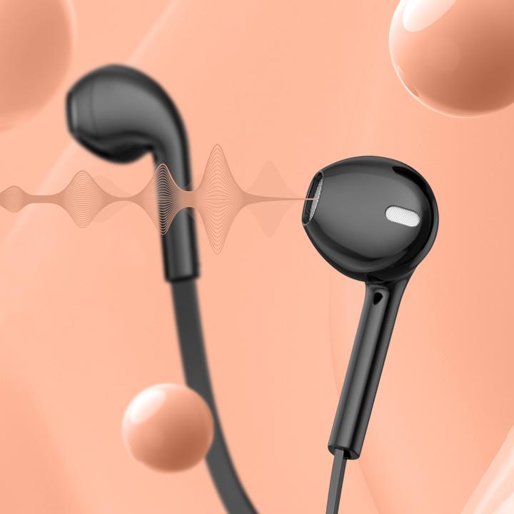 Actual product image xO wired earphones EP68 jack 3,5 mm black (Cable)