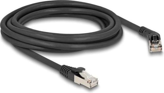 Image du produit Delock Câble réseau RJ45 Cat.6A S/FTP mâle 45ï¿½ vers la droite vers mâle droit 3 m sch sch (S/FTP, CAT6a, 3 m)