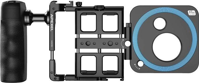 Immagine prodotto Apexel Wireless Upgraded Phone Rig Vlogging Kit APL-VG05CH