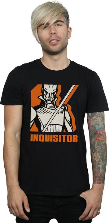 Actual product image Star Wars Mens Rebels Inquisitor T-Shirt (L)