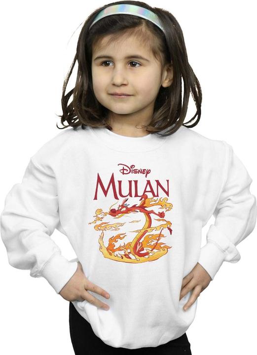 Produktbild Disney Mulan Mushu Dragon Fire Sweatshirt Mädchen (152, 158)