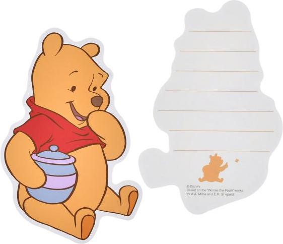 Actual product image Disney Winnie the Pooh Nachrichtenkarte und Umschlag Set Mini (3 pcs.)