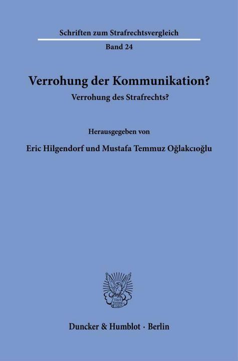 Produktbild Verrohung der Kommunikation? (Deutsch, Eric Hilgendorf, Mustafa Temmuz Olakcioglu, 2025)