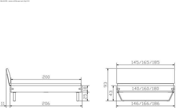 Actual product image Hasena Lecona (180 x 200 cm)