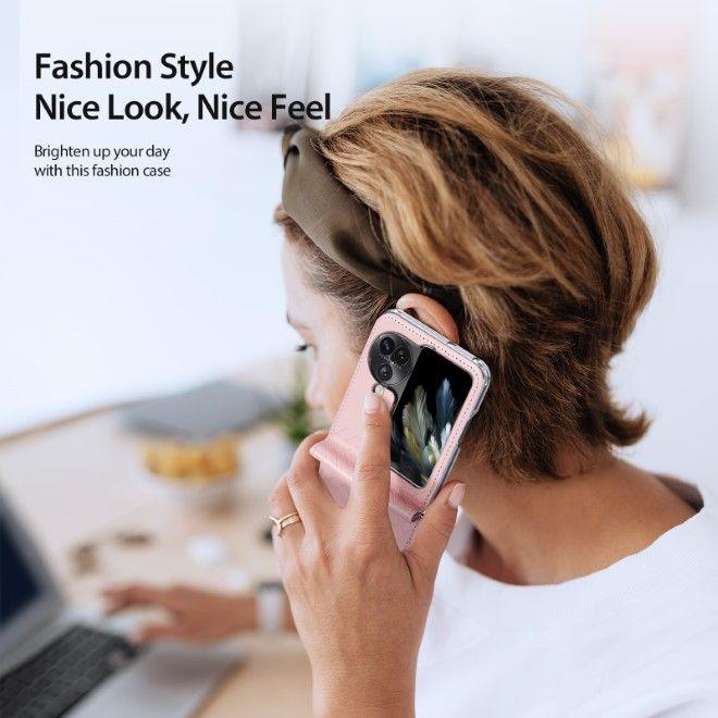 Image du produit Dux Ducis Bril Series Housse en cuir (Oppo Find N3 Flip)