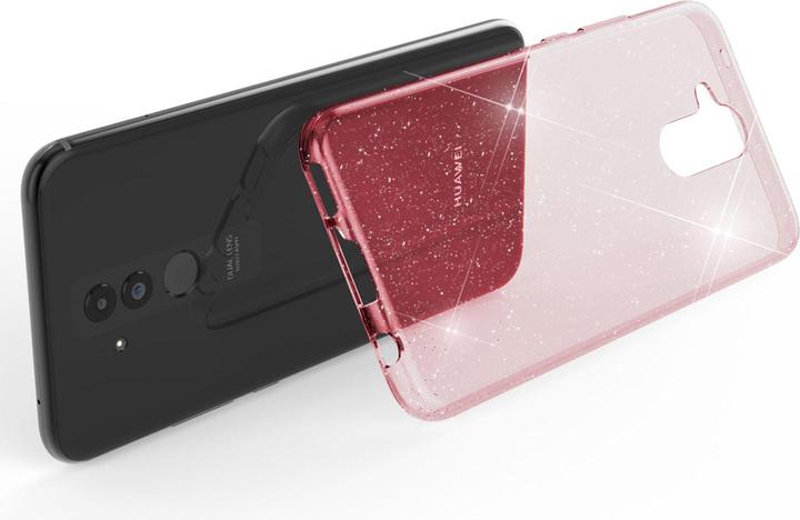 Actual product image Nalia Clear glitter silicone cover (Mate 20 Lite)