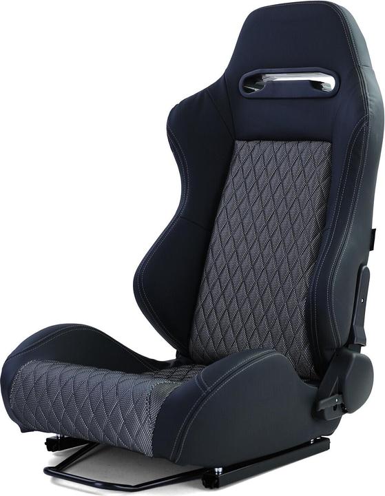 Produktbild Stag Sportsitz / Schalensitz Schwarz Silber