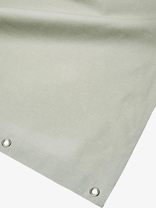Produktbild ZigZagZurich Duschvorhang Leinen mint (200 x 180 cm)