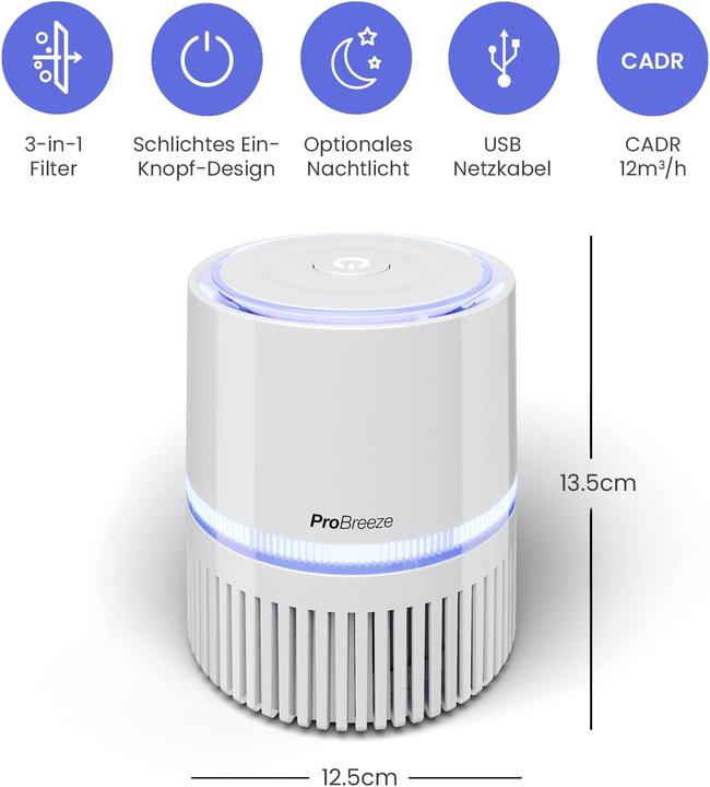 Immagine prodotto Breeze 3-in-1 Mini Luftreiniger