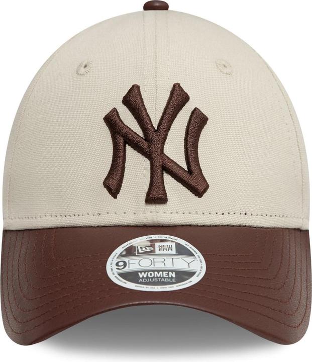 Image du produit New Era 9Forty Damen Cap - Kunstleder Schirm Ny Yankees