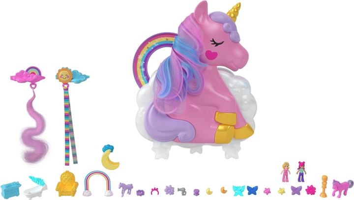 Actual product image Polly Pocket Unicorn Hair Game Box