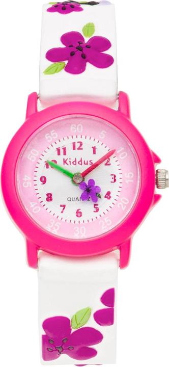 Immagine prodotto Kiddus Insegnante di tempo Fiori in rilievo (Orologio da polso analogico, 33 mm)