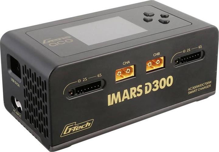 Immagine prodotto Gens Ace Caricabatterie RC IMARS D300 G-Tech Channel AC/DC 300W/700W UE Nero