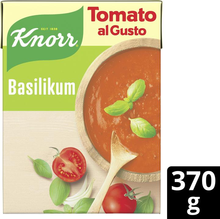 Image du produit Knorr Tomato al Gusto au basilic (370 g)