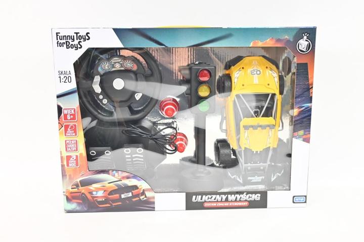Actual product image Artyk Auto R/C z kierownicš i pedałami ToysForBoy 143236