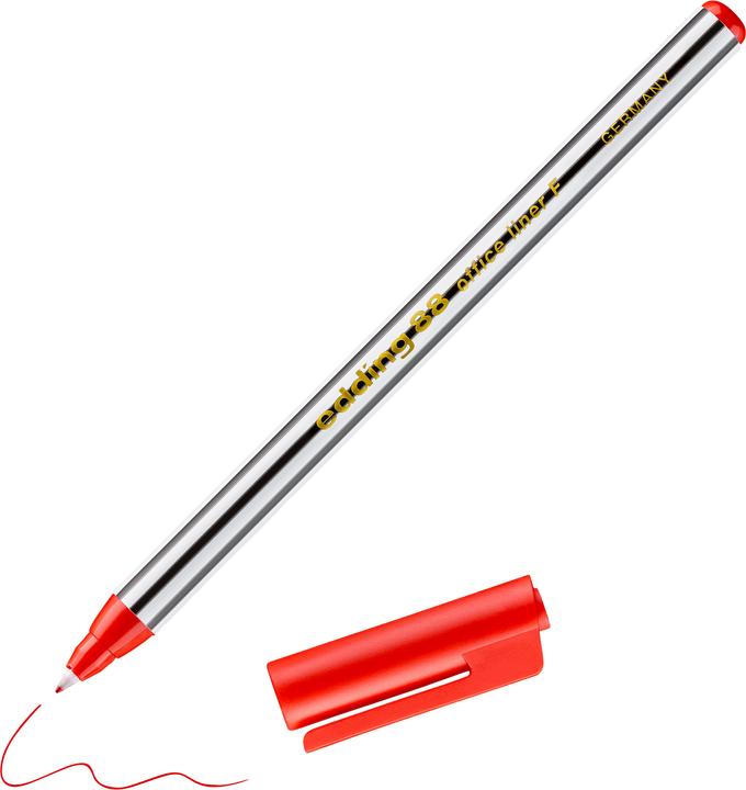 Actual product image Edding Fineliner 88 officeliner (Red, 1 x)