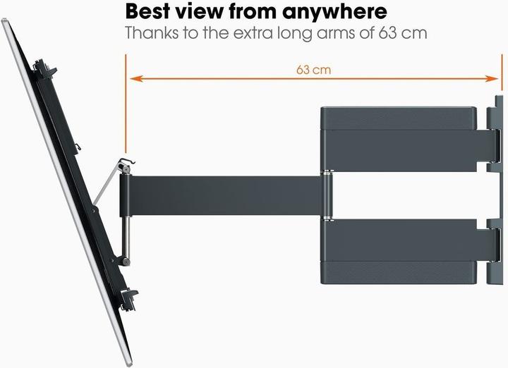 Actual product image Vogels Thin 545 (Wall, 65", 25 kg)