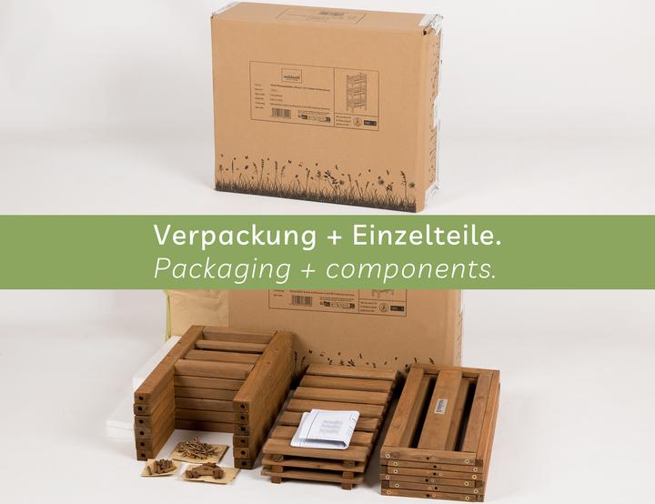 Actual product image Needs&Wants Multi-Pflanzenständer "Placy2" mit 3 Kästen, Fichte (braun)