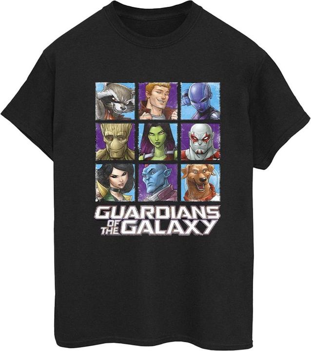 Immagine prodotto Guardians of the Galaxy Character Squares Maglietta Ampia Donna (L)