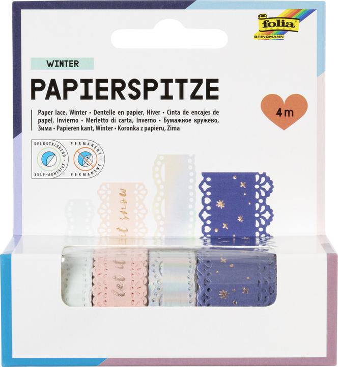 Actual product image Folia WINTER paper lace, self-adhesive