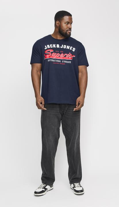 Produktbild Jack & Jones Jjelogo Tee Ss O-Neck 2 Col Aw24 S Pls (3XL)