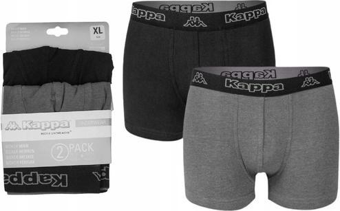 Kappa Herren-Boxershorts im 2er-Pack (XXL, 2er Pack)
