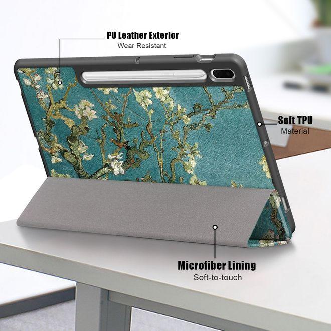 Produktbild MU Style Dreifach faltbare Hülle mit Muster (Galaxy Tab S7 FE)