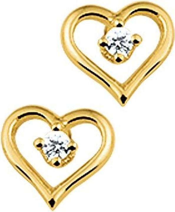 Produktbild Marie Celeste über -Knobs Herz Zirkonia - Gold (14K Gelbgold)