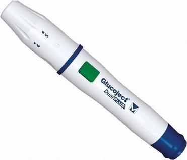 Menarini Glucoject Dual Plus Pricker - A Reliable Lancing Device For Diabetes Care (Lancets)
