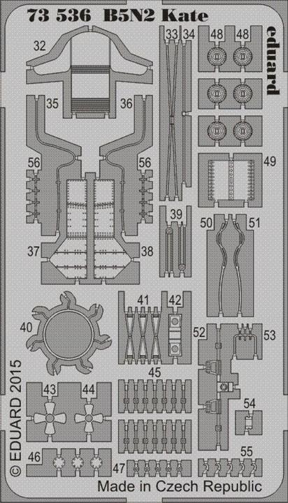 Actual product image Eduard B5N2 Kate for Airfix
