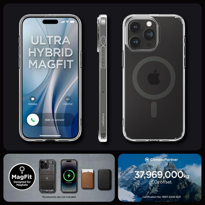 Produktbild Spigen Ultra Hybrid MAG iPhone 15 Pro 6.1" Magsafe grafitowy/graphite ACS06716 (Apple iPhone 15 Pro)