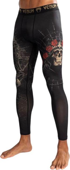 Venum Santa Muerte 5.0 Spats Deep Black Gold