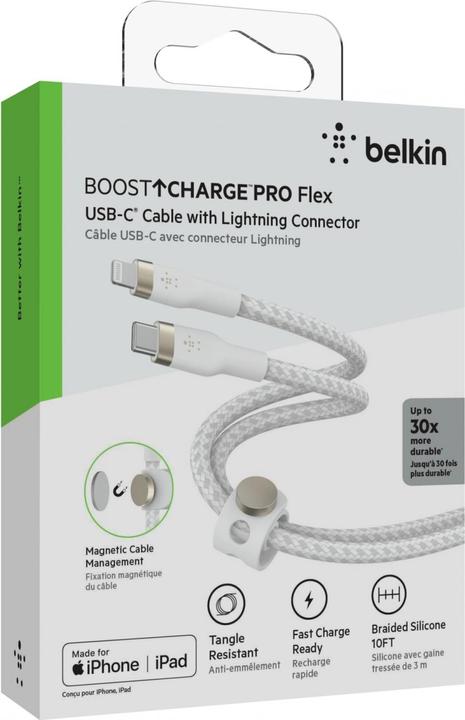 Immagine prodotto Belkin USB C — Lightning (3 m, USB 3.2 Gen 1)