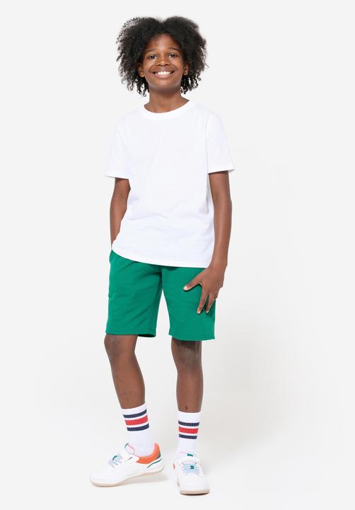 Actual product image Domyos Multisport Shorts Kinder Unisex Baumwolle - grün (8, 9, 10)