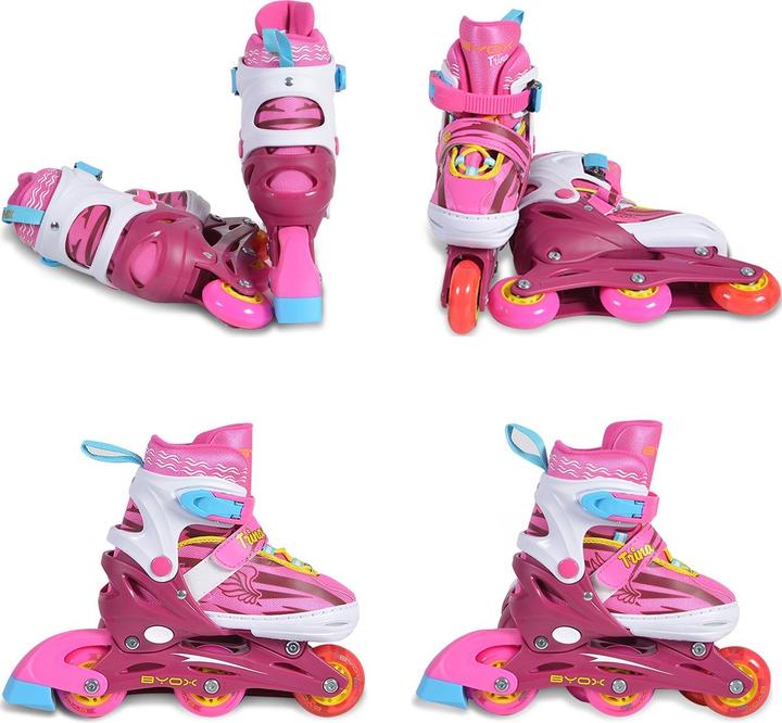 Immagine prodotto Byox Pattini in linea bambini Trina 3 in 1, 30-33 (30, 31, 32, 33)