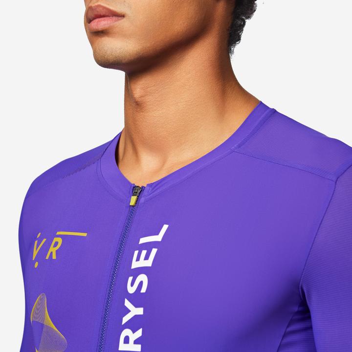 Produktbild Van rysel Rennrad Radtrikot kurzarm Sommer Unisex Racer 2 lila (S)