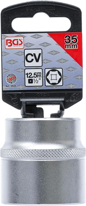 Actual product image BGS Socket, Hexagon | 12.5 mm (1/2") Drive | 35 mm (35 mm)