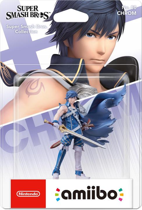 Actual product image Nintendo amiibo Super Smash Bros. - Chrome (3DS XL, Wii U, Switch)