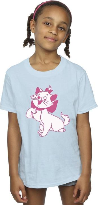 Actual product image Disney Girls The Aristocats Marie Cotton T-Shirt (152, 158)