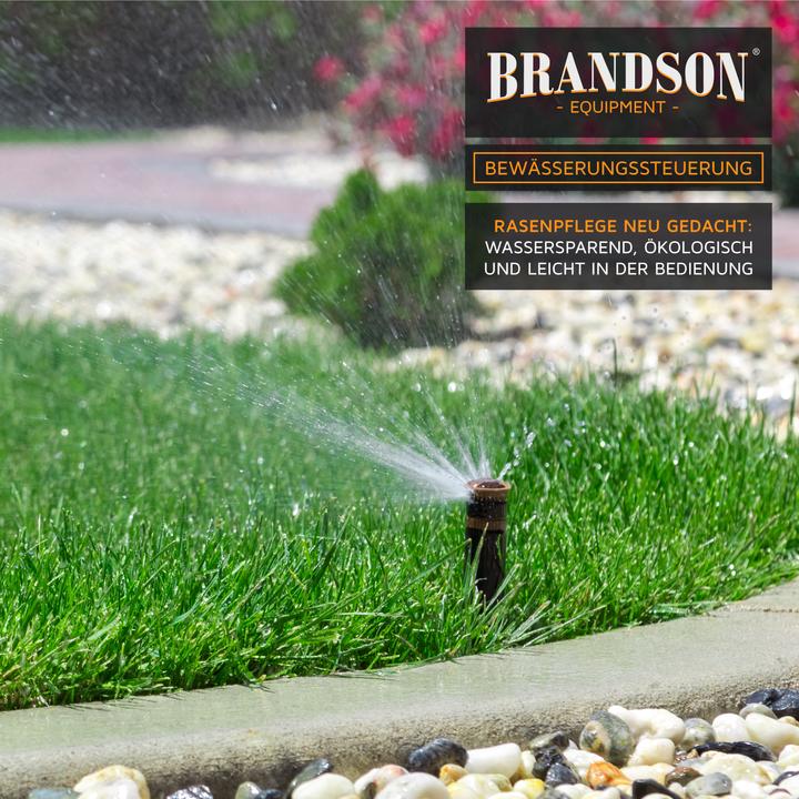Produktbild Brandson Bewässerungssteuerung, Bewässerungsuhr, Wasserzeitschaltuhr, automatisch, Timer 15 - 120 Min. (Bewässerungsuhr, Bewässerungsventil)